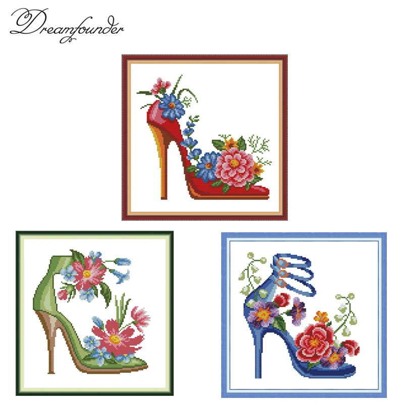 High-heeled shoes series cross stitch kit aida 14ct 11ct count print canvas stitches embroidery DIY handmade needl
High-heeled shoes series cross stitch kit aida 14ct 11ct count print canvas stitches embroidery DIY handmade needl