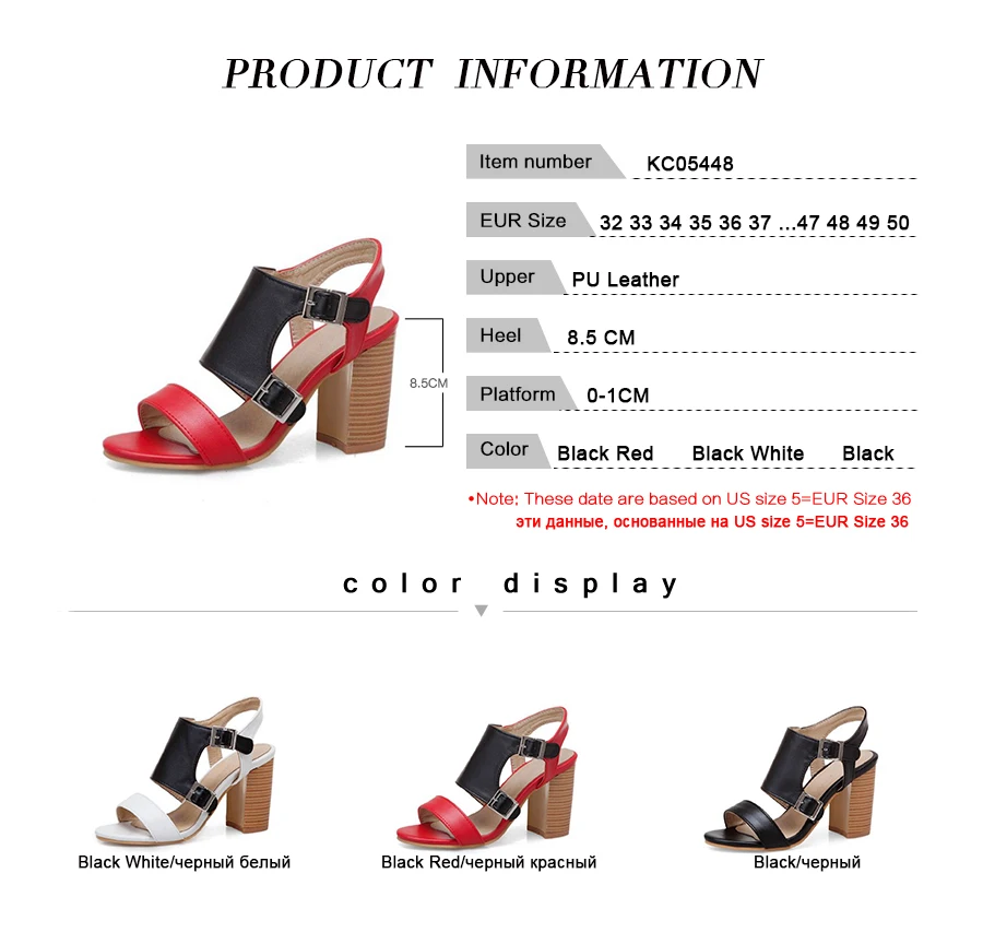 TAOFFEN Size 32-50 Women 2019 Mixed Colors Square Heel Sandals Vacation Party High Heel Summer Shoes Women Sexy High Quality
TAOFFEN Size 32-50 Women 2019 Mixed Colors Square Heel Sandals Vacation Party High Heel Summer Shoes Women Sexy High Quality