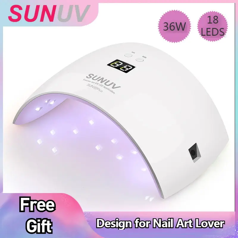 SUNUV SUN9x Plus 36W Nail Lamp UV LED Nail Dryer for Gel Polish Pink Predicure Manicure Machine Auto Infrared Sensor LCD Display
SUNUV SUN9x Plus 36W Nail Lamp UV LED Nail Dryer for Gel Polish Pink Predicure Manicure Machine Auto Infrared Sensor LCD Display