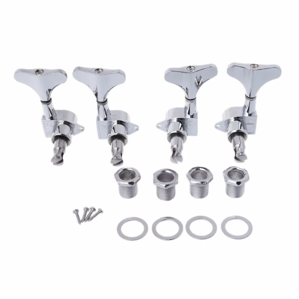 New Chrome Guitar Sealed Tuners Tuning Pegs Machine Heads 2R2L For 4 String Bass L15
New Chrome Guitar Sealed Tuners Tuning Pegs Machine Heads 2R2L For 4 String Bass L15