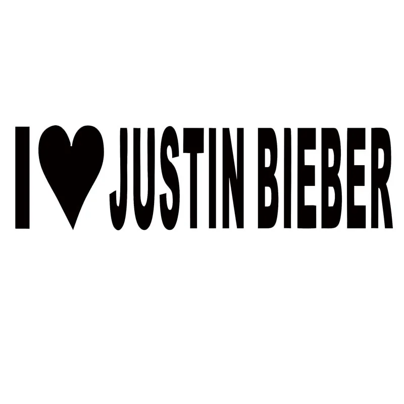New Product Car Sticker I Love Justin Bieber Stickers Heart Singer Song Vinyl Decal Car Accessories Jdm
New Product Car Sticker I Love Justin Bieber Stickers Heart Singer Song Vinyl Decal Car Accessories Jdm