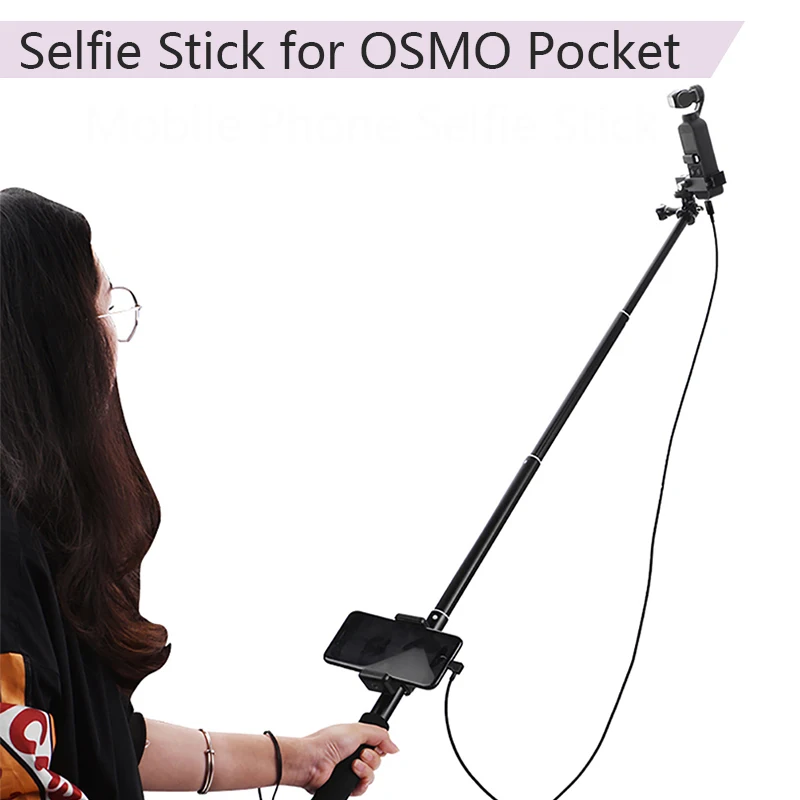 Outdoor Extension Pole Selfie Stick for DJI OSMO Pocket 2 Handheld Gimbal Phone Mount Clip Holder Extender Cable Accessory
Outdoor Extension Pole Selfie Stick for DJI OSMO Pocket 2 Handheld Gimbal Phone Mount Clip Holder Extender Cable Accessory