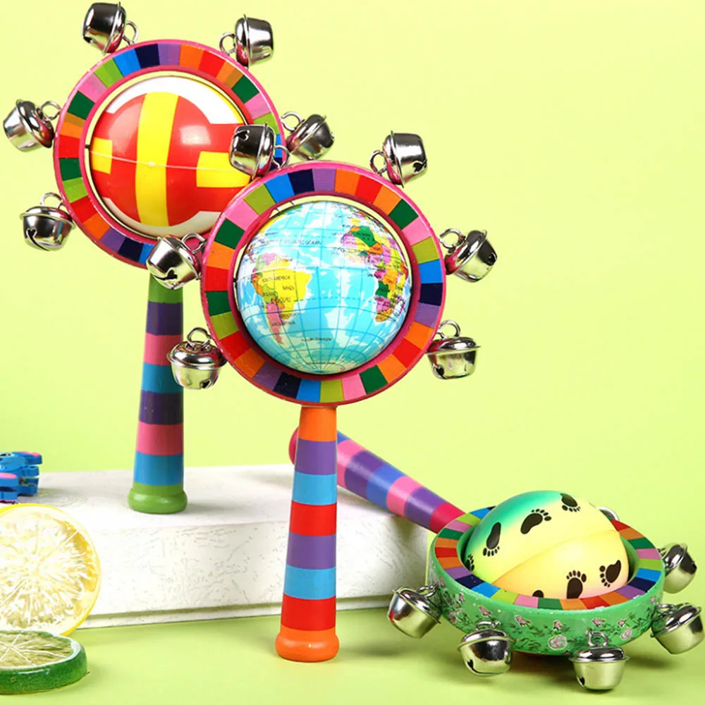 Educational Wooden Baby Rattle Toys For Kids Baby Toy For Rainbow Colorful Environmental Handle Music Toys Bell
Educational Wooden Baby Rattle Toys For Kids Baby Toy For Rainbow Colorful Environmental Handle Music Toys Bell