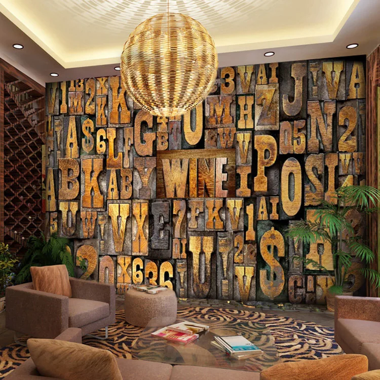 English Alphabets 3d Papel Murals 3d Wood Wallpaper Murals 3D Photo Mural Wall paper for Restaurant Background 3d Wall Murlas
English Alphabets 3d Papel Murals 3d Wood Wallpaper Murals 3D Photo Mural Wall paper for Restaurant Background 3d Wall Murlas