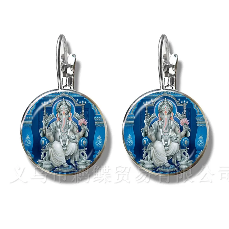 2018 New Trendy 16mm Ganesha Buddha Elephant Glass Dome Earrings Handmade Women Girls Jewelry Souvenir For Gift
2018 New Trendy 16mm Ganesha Buddha Elephant Glass Dome Earrings Handmade Women Girls Jewelry Souvenir For Gift