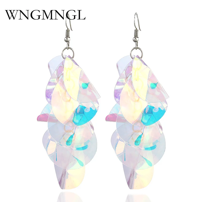 WNGMNGL New Romantic Bling Long Drop Dangle Earrings Women Handmade Colorful Sequins Tassel Earrings Statement Fashion Jewelry
WNGMNGL New Romantic Bling Long Drop Dangle Earrings Women Handmade Colorful Sequins Tassel Earrings Statement Fashion Jewelry