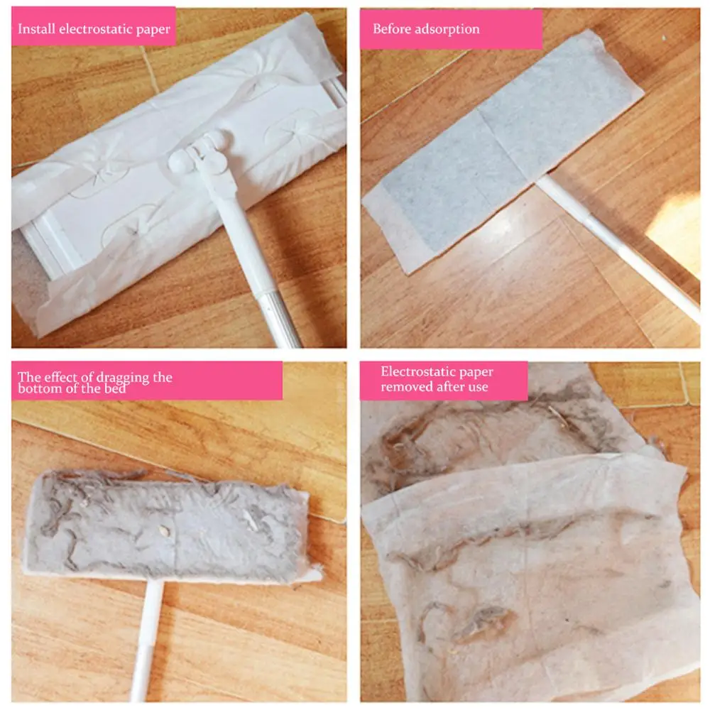 30pcs Disposable Electrostatic Dust Removal Mop Dry Paper Home Kitchen Bathroom Cleaning Cloth Home Kitchen Cleaning Tools
30pcs Disposable Electrostatic Dust Removal Mop Dry Paper Home Kitchen Bathroom Cleaning Cloth Home Kitchen Cleaning Tools