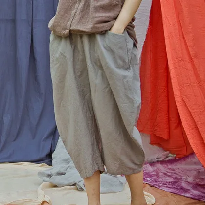 Original design 2016 one hundred percent cotton linen loose big yards of women's casual pants
Original design 2016 one hundred percent cotton linen loose big yards of women's casual pants