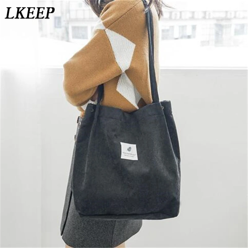 Large Capacity Shopping Bags Corduroy Canvas Handbags Women Bags Quadruple Buckle Literary College Wind Wild Shoulder Bag
Large Capacity Shopping Bags Corduroy Canvas Handbags Women Bags Quadruple Buckle Literary College Wind Wild Shoulder Bag