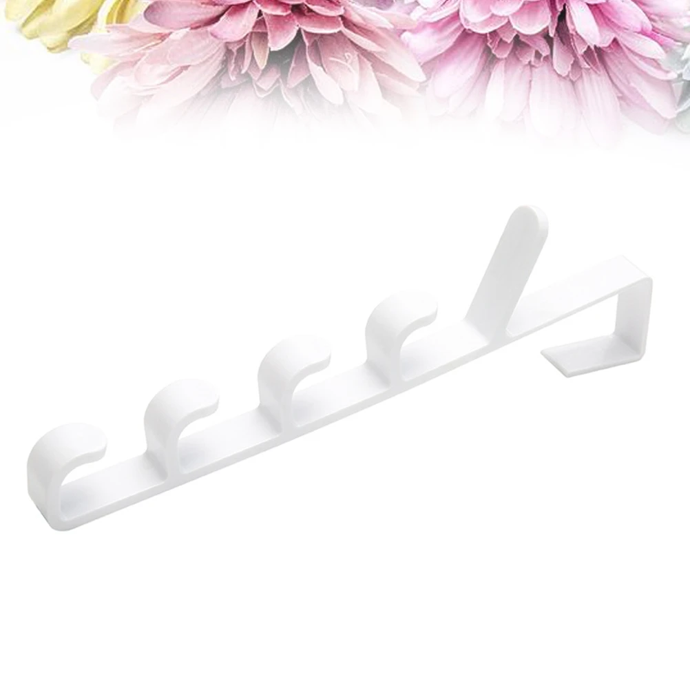 2pcs 5 Hooks Plastic Towel Hanging Rack Holders Over The Door Hanging Rack Towel Coat Hat Hanger
2pcs 5 Hooks Plastic Towel Hanging Rack Holders Over The Door Hanging Rack Towel Coat Hat Hanger