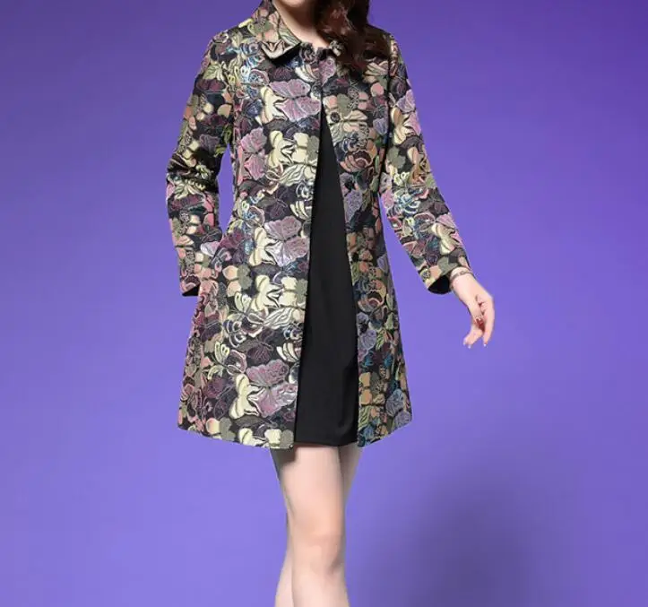 M-4XL Hot 2019 Winter Women New Fashion Loose mid-length ethnic style retro jacquard mother dress jacket Conventional
M-4XL Hot 2019 Winter Women New Fashion Loose mid-length ethnic style retro jacquard mother dress jacket Conventional