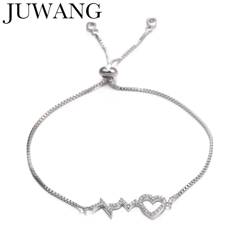 JUWANG Bracelets & Bangles New Designer Heart Shaped Bracelet Fashion AAA Cubic Zircon Bangles Jewelry for Women
JUWANG Bracelets & Bangles New Designer Heart Shaped Bracelet Fashion AAA Cubic Zircon Bangles Jewelry for Women