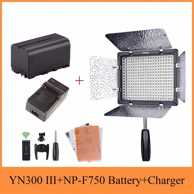 Yongnuo YN300 III 3200K-5500K Pro LED Video Light On Camera Lighting for Wedding +NP-F750 Battery + Charger for Canon Nikon etc
Yongnuo YN300 III 3200K-5500K Pro LED Video Light On Camera Lighting for Wedding +NP-F750 Battery + Charger for Canon Nikon etc