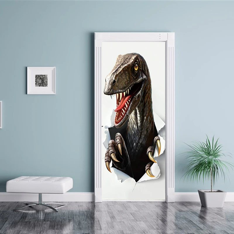 77x200cm Creative Animal Dinosaur Door Stickers Painting Wallpaper Poster Wall Sticker Bedroom Living Room Home Decoration
77x200cm Creative Animal Dinosaur Door Stickers Painting Wallpaper Poster Wall Sticker Bedroom Living Room Home Decoration