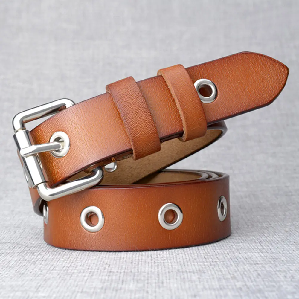 New Designer Waist Belts Women Thin Genuine Leather Women Belt NO Drilling Strap Women Ceinture Femme Leather belt female
New Designer Waist Belts Women Thin Genuine Leather Women Belt NO Drilling Strap Women Ceinture Femme Leather belt female