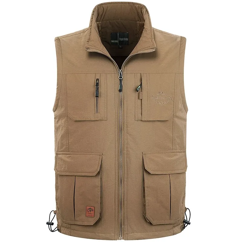 b Warm Fleece Tool Men Vest With Many Pockets Casual Parka Winter Sleeveless Jacket Outdoor fishing vest Multi Pocket Waistcoat
b Warm Fleece Tool Men Vest With Many Pockets Casual Parka Winter Sleeveless Jacket Outdoor fishing vest Multi Pocket Waistcoat