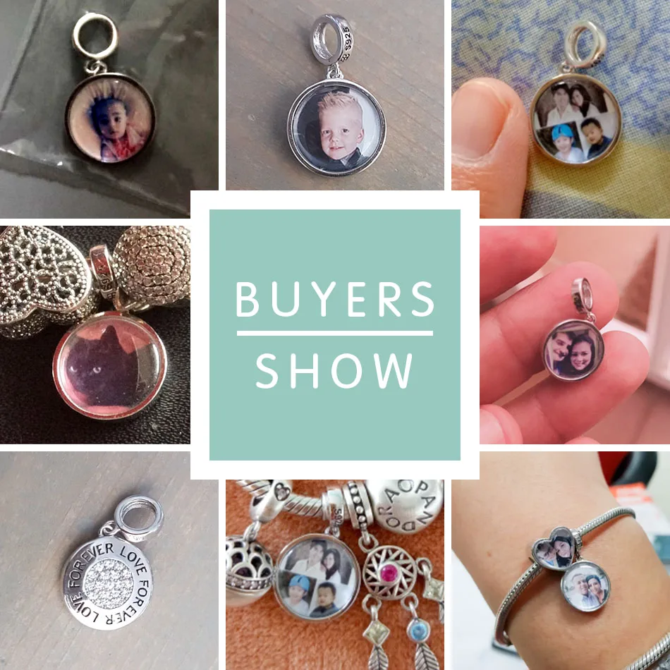 925 Sterling Silver Forever Love Personalized Custom Photo Round Beads Charms Fit Bracelet DIY Jewelry
925 Sterling Silver Forever Love Personalized Custom Photo Round Beads Charms Fit Bracelet DIY Jewelry
