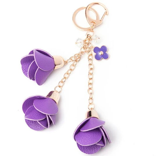 High Quality Fashion leather Rose Flower Car Keychain Keyring Key ring trinket For Women Bag Charms chaveiro
High Quality Fashion leather Rose Flower Car Keychain Keyring Key ring trinket For Women Bag Charms chaveiro