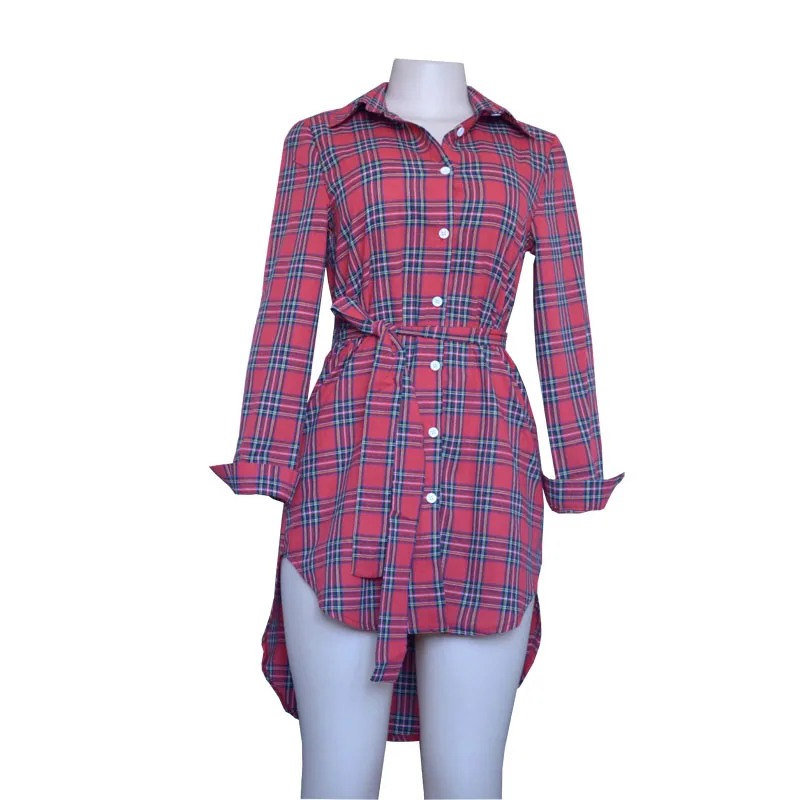 BAMBOOBOY Autumn Women Mid Length Casual Long Sleeve Plaid Turn Down Collar Feminine Irregular Blouses Shirts FC075
BAMBOOBOY Autumn Women Mid Length Casual Long Sleeve Plaid Turn Down Collar Feminine Irregular Blouses Shirts FC075