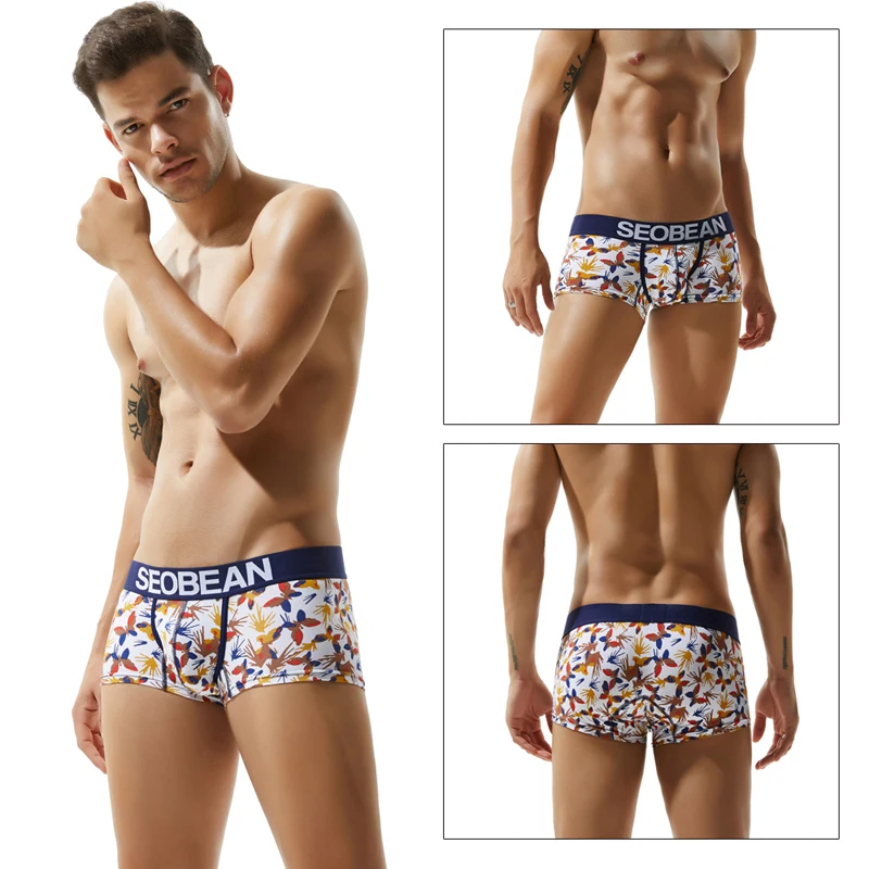 3pcs/lot 2019 New SEOBEAN Men Underwear Boxers Cotton print Men Soft Underpants Underwear Boxers Men
3pcs/lot 2019 New SEOBEAN Men Underwear Boxers Cotton print Men Soft Underpants Underwear Boxers Men