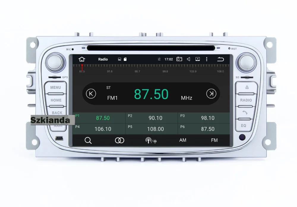 Автомобильный DVD плеер 4 Гб + 32 ГБ Android 8 1 для FORD Focus Max Mondeo с Wi Fi 4G Bluetooth радио RDS
