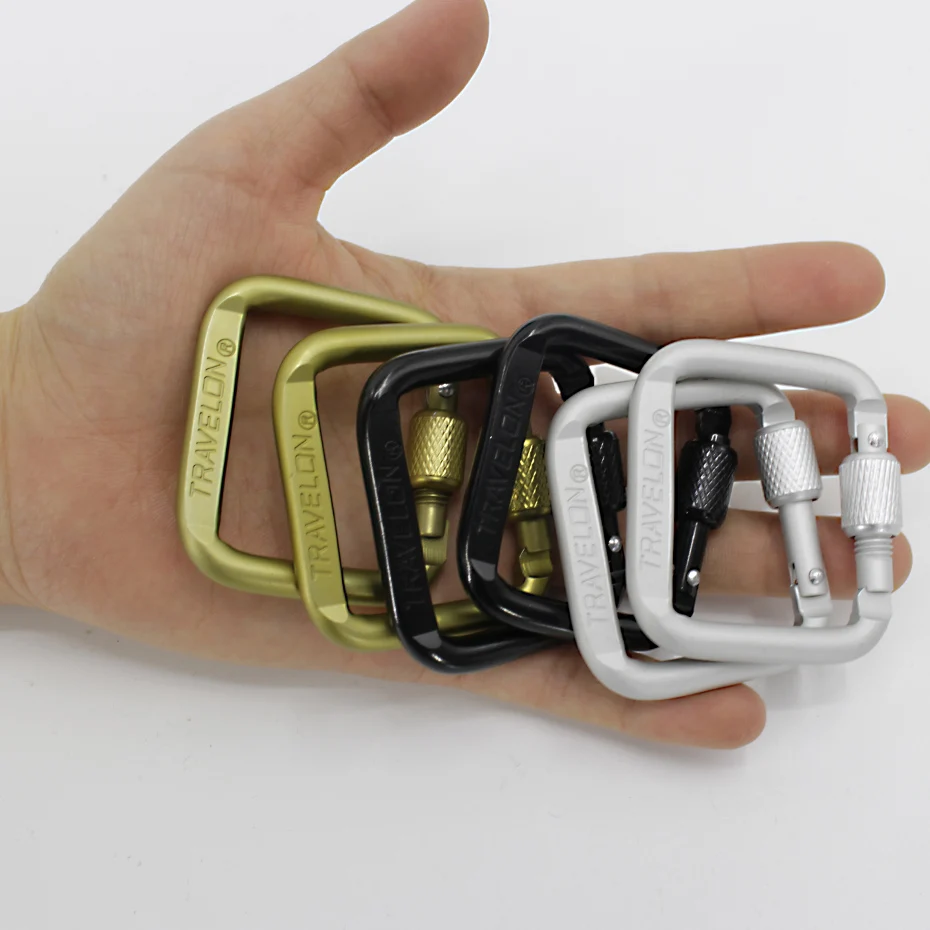 YINGTOUMAN 5pcs/lot Carabiner Hook Keyring Clip Camping Kits Outdoor Sports Rope Buckle Climbing Button Chain Survival Carabiner
YINGTOUMAN 5pcs/lot Carabiner Hook Keyring Clip Camping Kits Outdoor Sports Rope Buckle Climbing Button Chain Survival Carabiner