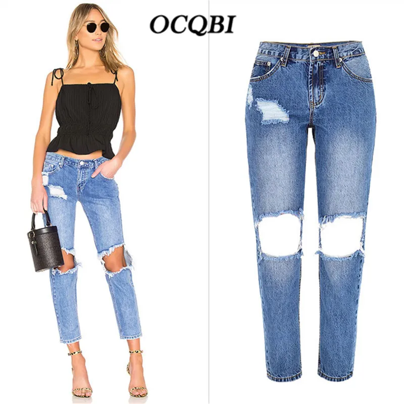 Plus Size 2019 Sexy Vintage Ripped Jeans Mom Boyfriend Jeans for Women Denim Sexy High Waisted Jeans
Plus Size 2019 Sexy Vintage Ripped Jeans Mom Boyfriend Jeans for Women Denim Sexy High Waisted Jeans