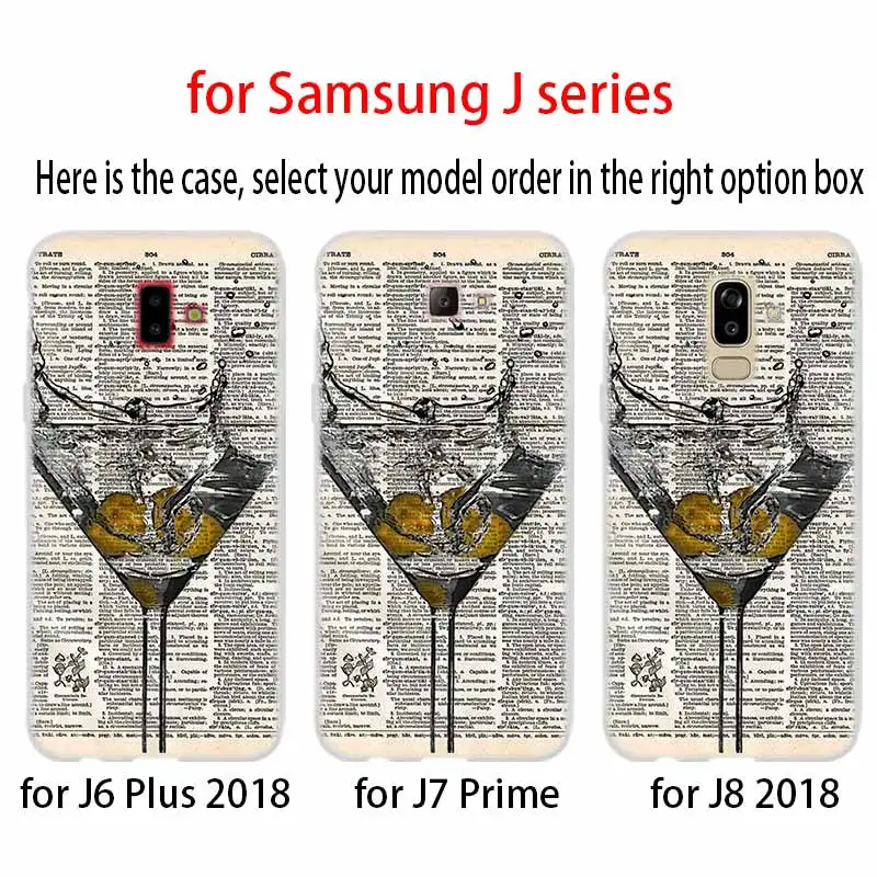 Мягкий чехол для телефона Samsung Galaxy J6 J8 J3 J5 J7 J4 Plus 2018 2016 2017 EU Prime Pro Ace j610 sex in city
