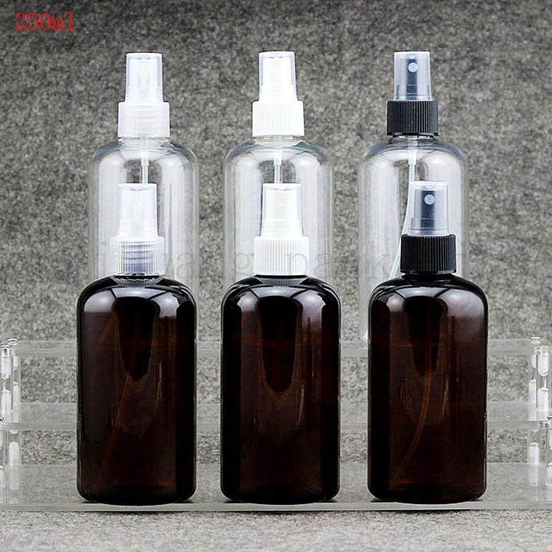 20pcs 250ml plastic spray bottle empty cosmetic containers makeup refillable perfume mist sprayer bottles deodorant container | Красота и