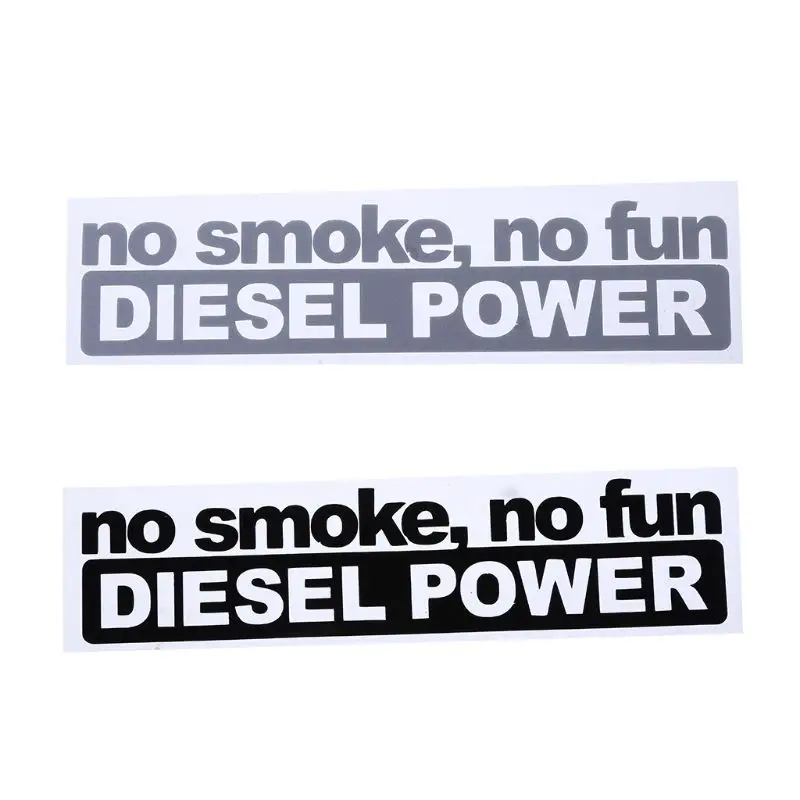 14.5CM*3.4CM Fashion NO SMOKE NO FUN DIESEL POWER Vinyl Decoration Car Sticker Decals Graphical
14.5CM*3.4CM Fashion NO SMOKE NO FUN DIESEL POWER Vinyl Decoration Car Sticker Decals Graphical