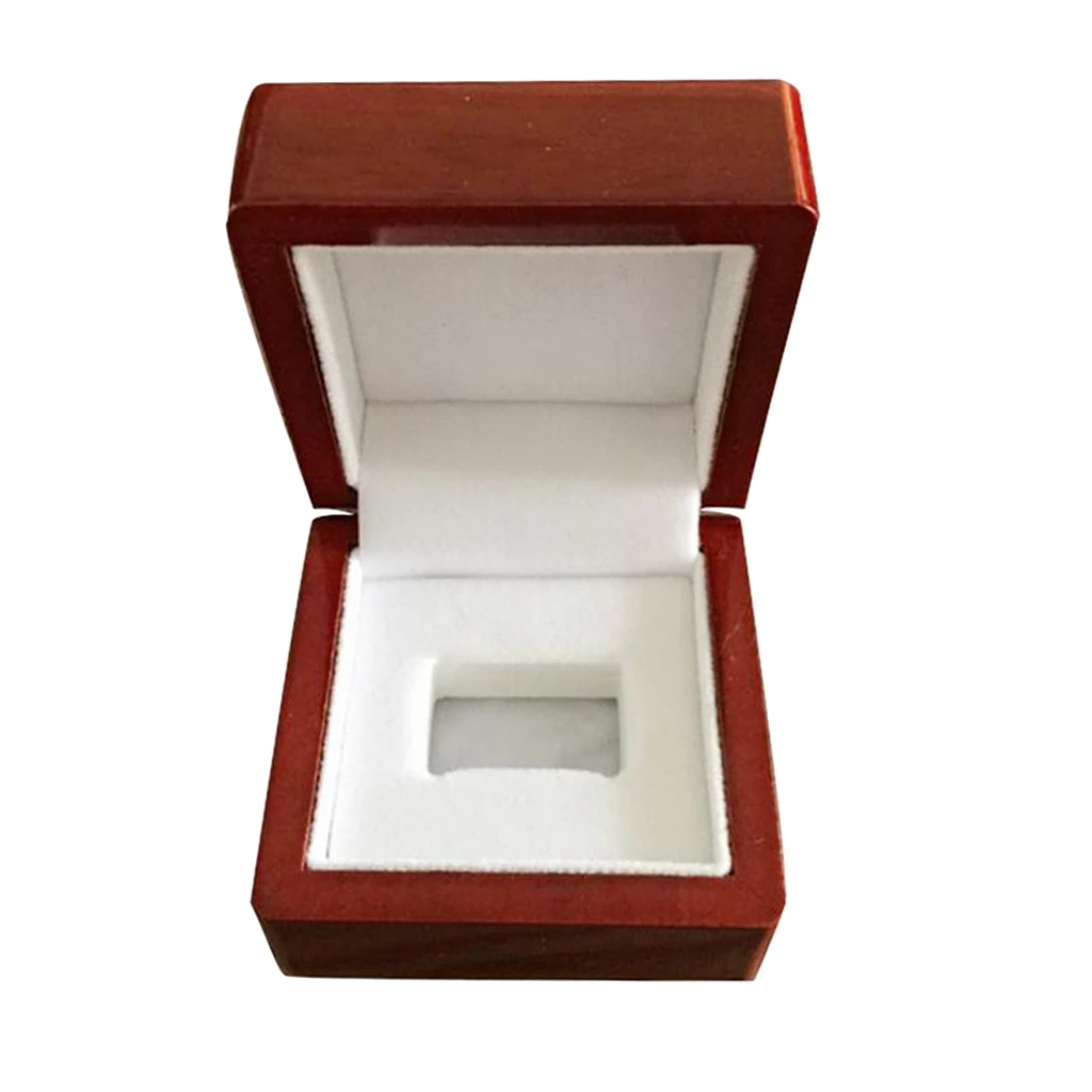 MagiDeal Mini Wine Red 65x65x50mm Wooden Jewelry Box for Championship Ring Sports Fan Collection Showcase Display
MagiDeal Mini Wine Red 65x65x50mm Wooden Jewelry Box for Championship Ring Sports Fan Collection Showcase Display