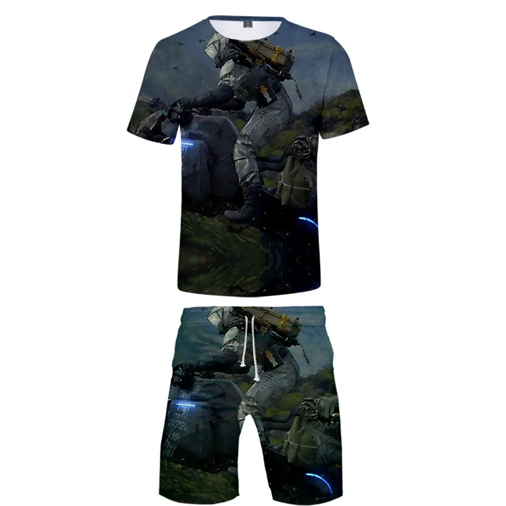 3D Death Stranding Printed two-Piece Sets Fashion Summer Short Sleeve T-shirts+Casual Shorts Hot Sale Cool Streetwear Clothes
3D Death Stranding Printed two-Piece Sets Fashion Summer Short Sleeve T-shirts+Casual Shorts Hot Sale Cool Streetwear Clothes