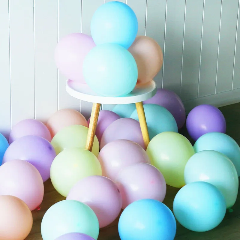 5 шт. 12 дюймов 2 г макарон воздушные шары Babyshower мальчик клипсы для воздушных шаров