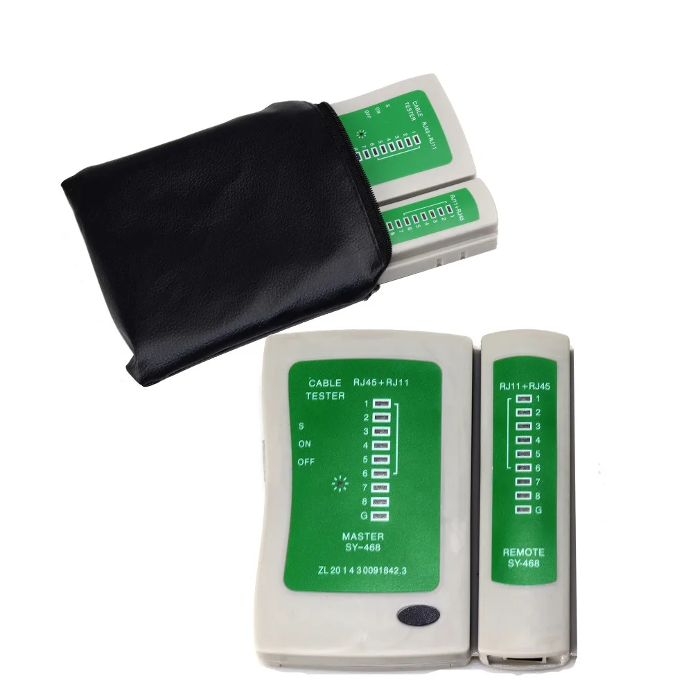 High Quality RJ45 RJ11 LAN Cable Tester Handheld Network UTP Wire Telephone Line Detector Tracker Tool kit Cable Tester
High Quality RJ45 RJ11 LAN Cable Tester Handheld Network UTP Wire Telephone Line Detector Tracker Tool kit Cable Tester