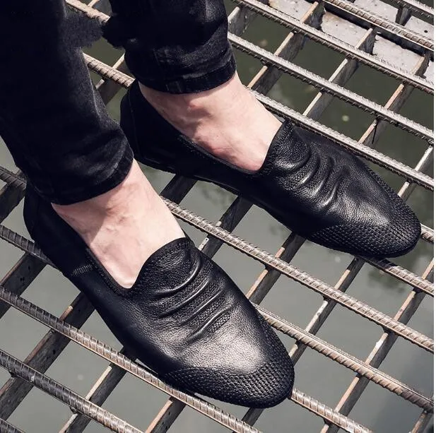 Outdoor Spring Summer Leisure Loafers Genuine leather High Quality Breathable Lazy Shoes
Outdoor Spring Summer Leisure Loafers Genuine leather High Quality Breathable Lazy Shoes
