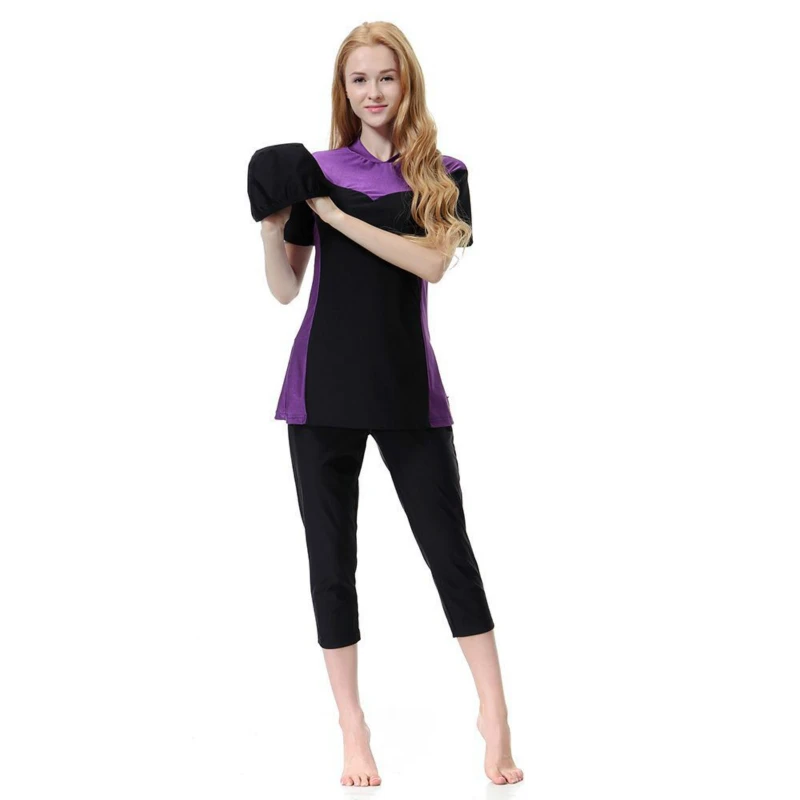 Swimsuit For Muslim Women Conservative Muslim Islam Short Sleeve Swimwear Swimming Suit Modest Swim Wear Caps Tops And Pants
Swimsuit For Muslim Women Conservative Muslim Islam Short Sleeve Swimwear Swimming Suit Modest Swim Wear Caps Tops And Pants