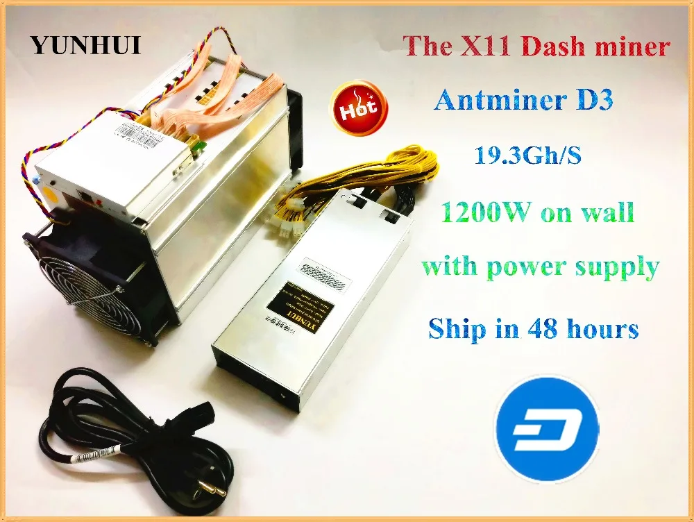 Добывающая машина ANTMINER D3 19,3 GH/s с блоком питания 1800 Вт X11, добывающая машина Dashcoin
Добывающая машина ANTMINER D3 19,3 GH/s с блоком питания 1800 Вт X11, добывающая машина Dashcoin