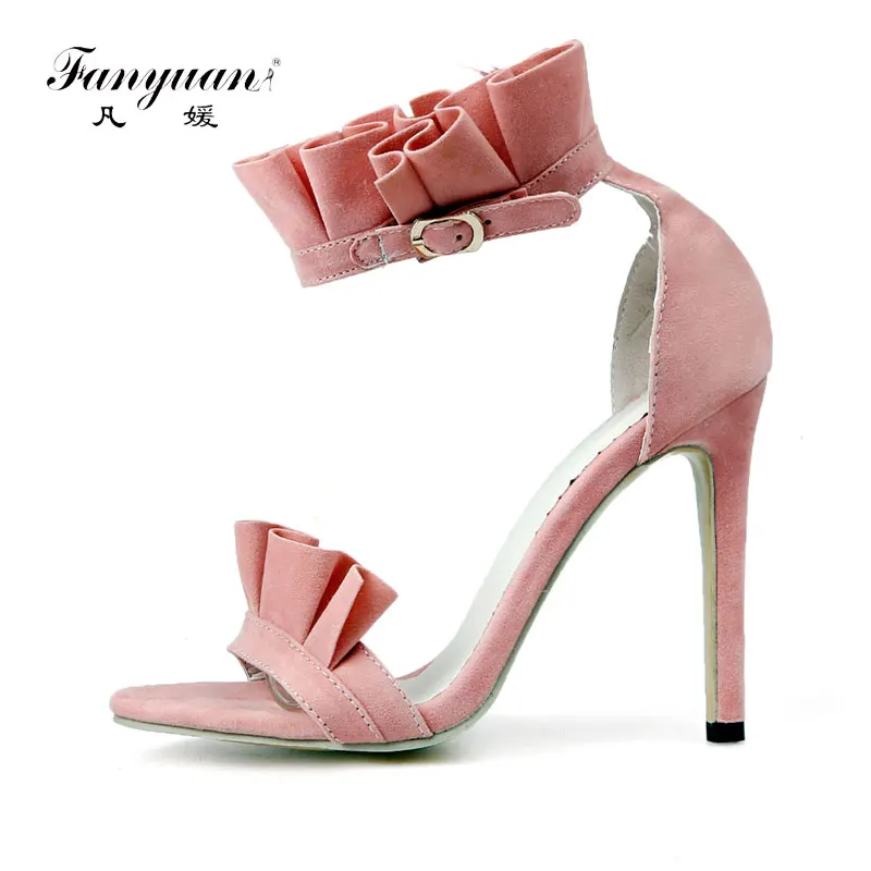 Fanyuan Summer Shoes Women Sandals Elegant Ruffles Ultra High Heels Sandals Thin Heel Party Wedding Shoes Stiletto Open Toe
Fanyuan Summer Shoes Women Sandals Elegant Ruffles Ultra High Heels Sandals Thin Heel Party Wedding Shoes Stiletto Open Toe