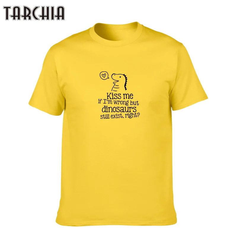 TARCHIA Brand Men T Shirt Cotton Dinosaur Print Clothing Male Slim Fit Tee Shirt Man Casual T-Shirts Skateboard Swag Clothing
TARCHIA Brand Men T Shirt Cotton Dinosaur Print Clothing Male Slim Fit Tee Shirt Man Casual T-Shirts Skateboard Swag Clothing