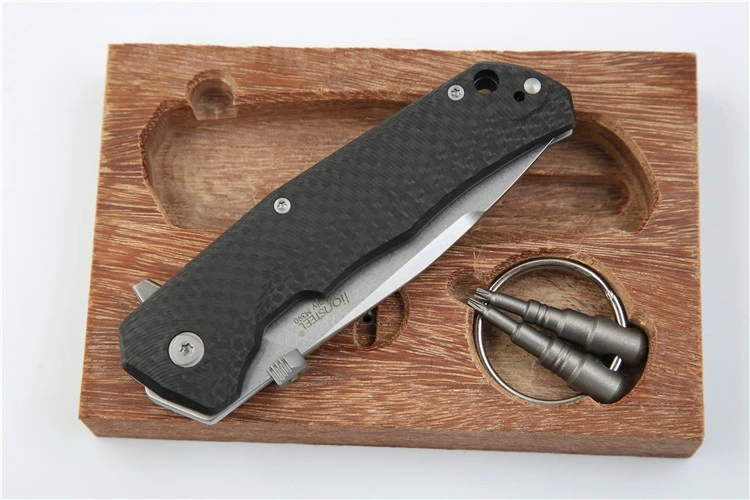 High quality new tactical M390 folding knife Carbon fiber + titanium handle 60HRC outdoor camping EDC hunting utility knives
High quality new tactical M390 folding knife Carbon fiber + titanium handle 60HRC outdoor camping EDC hunting utility knives