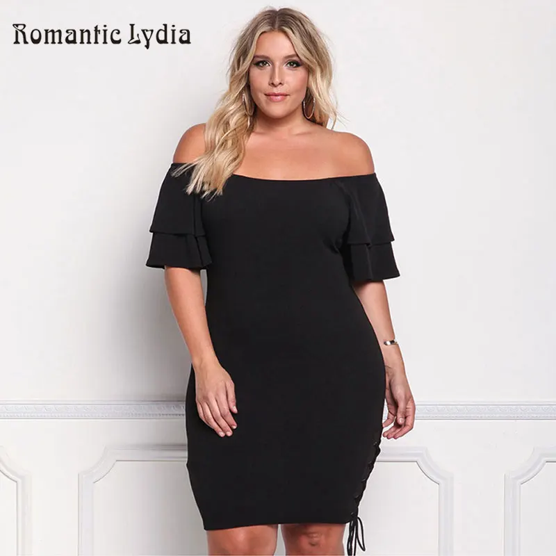 Women Big Size Dress Summer Half Sleeve Solid Off Shoulder casual Party cotton Bodycon Mini Dresses
Women Big Size Dress Summer Half Sleeve Solid Off Shoulder casual Party cotton Bodycon Mini Dresses