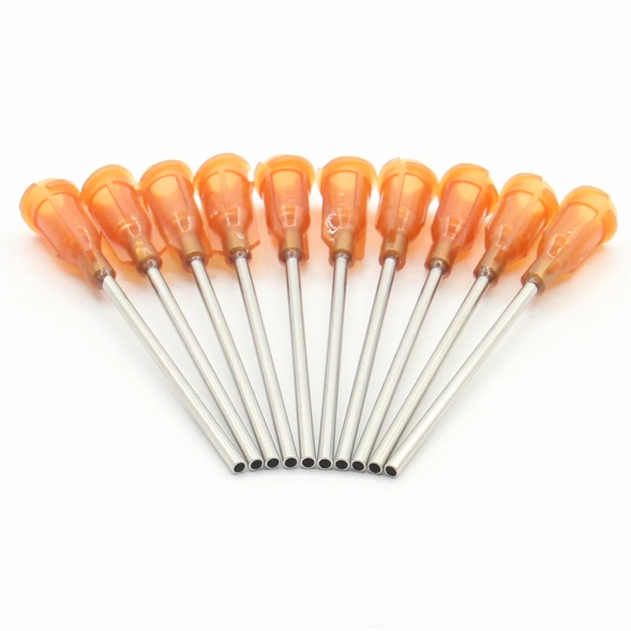 50pcs 15G X 55mm Precision passivated S.S. Dispense Tip with PP Safetylok hub, glue dispenser needles
50pcs 15G X 55mm Precision passivated S.S. Dispense Tip with PP Safetylok hub, glue dispenser needles