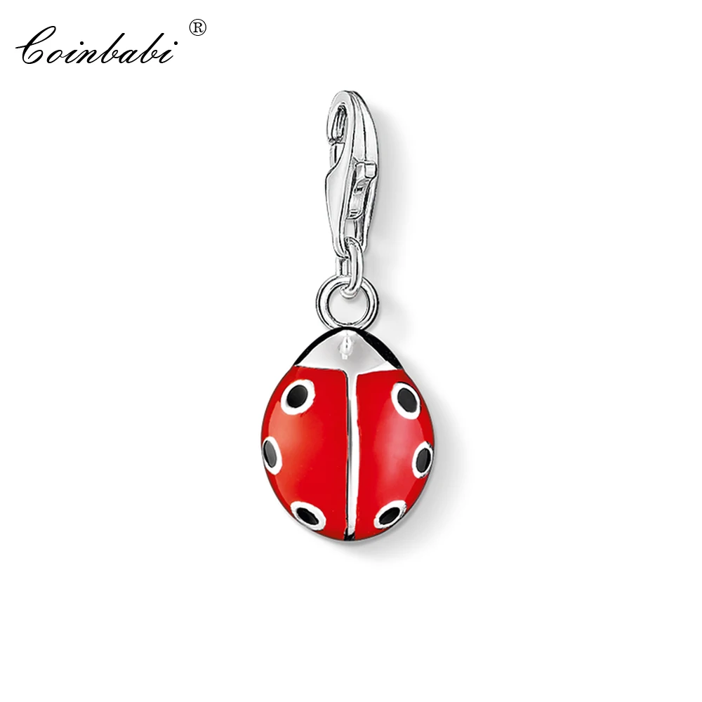 Charm Pendant Ladybug Red,2018 Fashion Jewelry Trendy Cute Pure 925 Sterling Silver Gift For Women Fit Bracelet Necklace
Charm Pendant Ladybug Red,2018 Fashion Jewelry Trendy Cute Pure 925 Sterling Silver Gift For Women Fit Bracelet Necklace