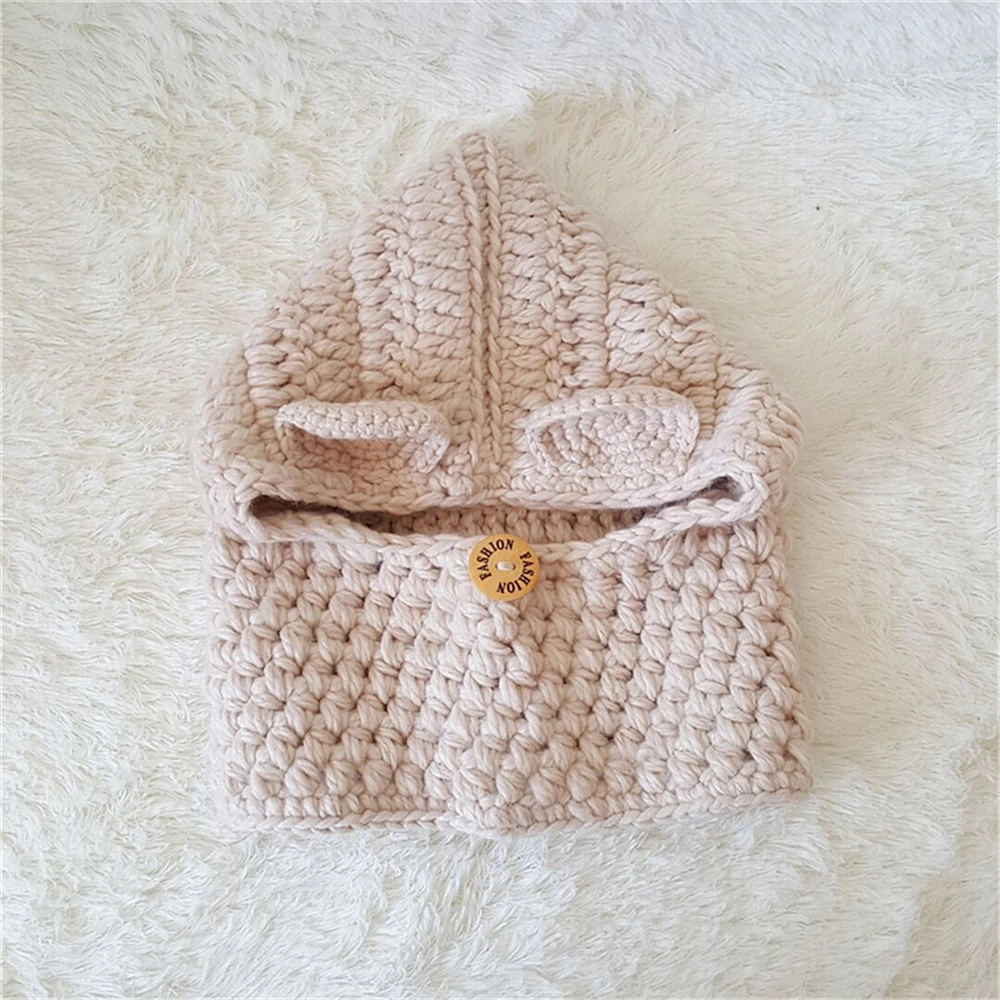 Selling handmade crochet hat children's animal ear wool hat bib hooded bear hat cosplay autumn and winter anime
Selling handmade crochet hat children's animal ear wool hat bib hooded bear hat cosplay autumn and winter anime