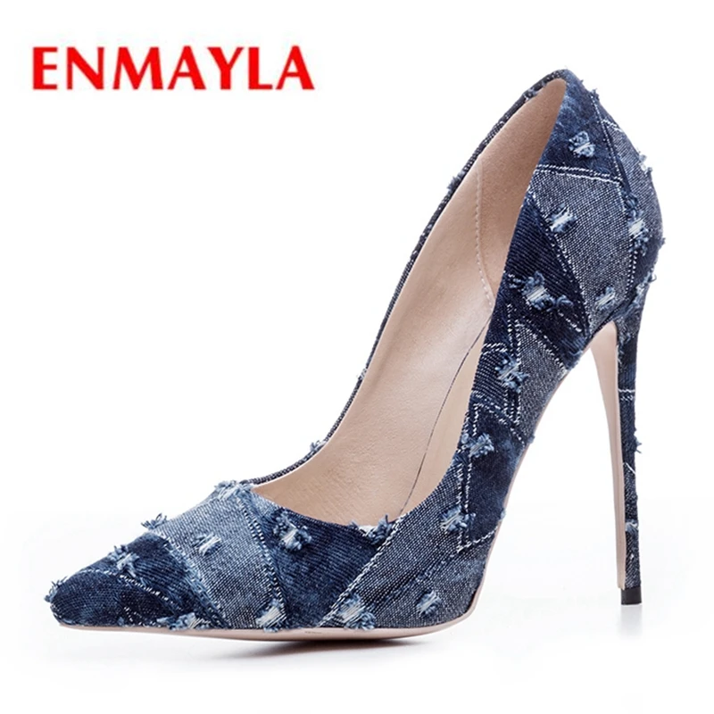 ENMAYLA Casual Pointed Toe Sequined Cloth Slip-On Thin Heels Shoes Woman High Heel Size 34-39 ZYL2219
ENMAYLA Casual Pointed Toe Sequined Cloth Slip-On Thin Heels Shoes Woman High Heel Size 34-39 ZYL2219