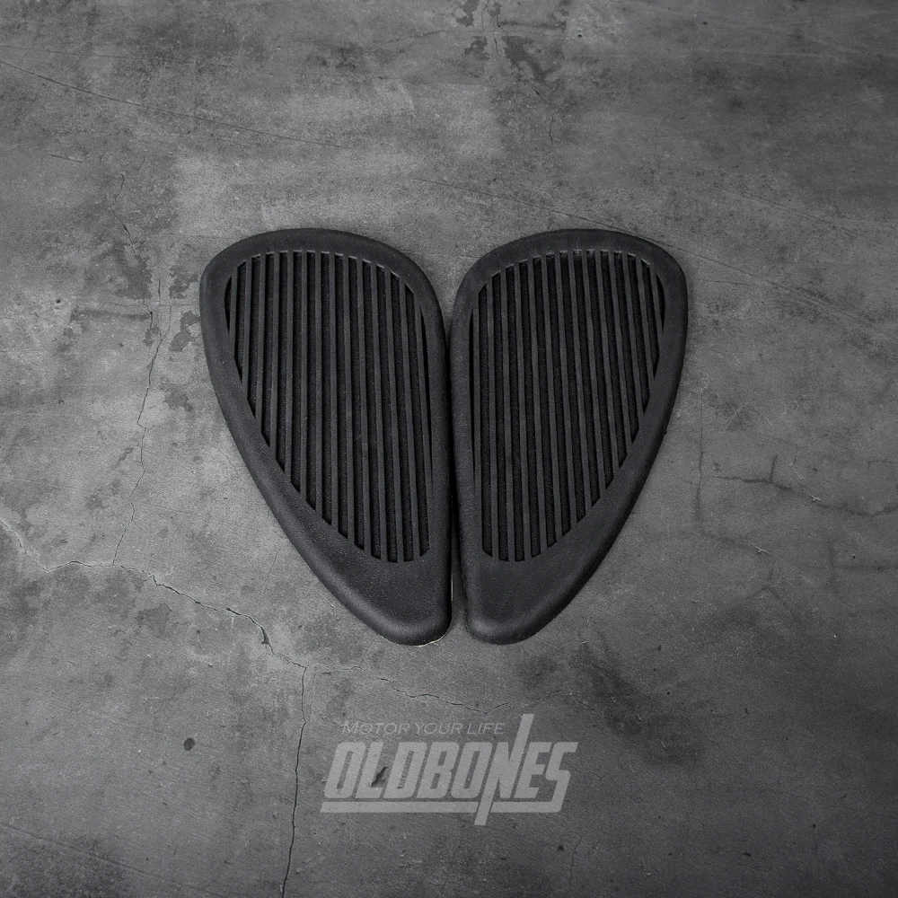 OLDBONES 1 Pair Cafe Racer Rubber Gas Tank Knee Pad Fuel Tank Sticker For Retro Motorcycle
OLDBONES 1 Pair Cafe Racer Rubber Gas Tank Knee Pad Fuel Tank Sticker For Retro Motorcycle