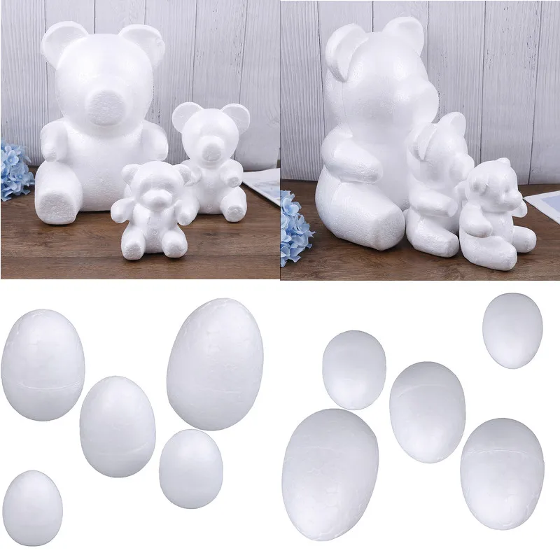 1 Pcs Modelling Polystyrene Styrofoam Foam Bear Egg White Craft Balls For DIY Christmas Party Decoration Supplies Gifts
1 Pcs Modelling Polystyrene Styrofoam Foam Bear Egg White Craft Balls For DIY Christmas Party Decoration Supplies Gifts