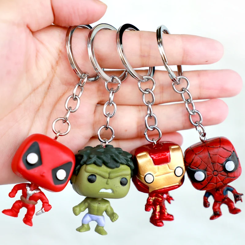 4 шт./компл. фигурки героев мультфильма Marvel Мстители: Endgame Железный человек