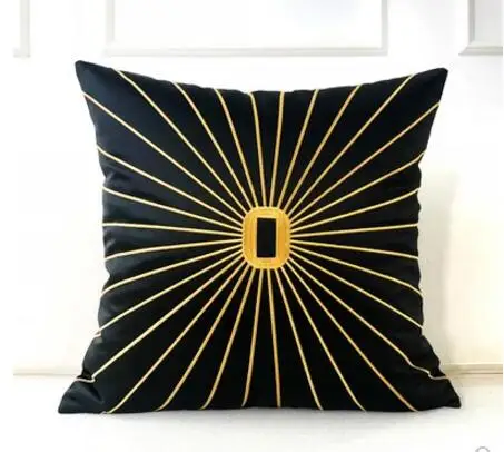 Gold Circle Embroidery cushion cover 45X45cm Gold Embroidered pillow case for cushion pillow cover sofa
Gold Circle Embroidery cushion cover 45X45cm Gold Embroidered pillow case for cushion pillow cover sofa