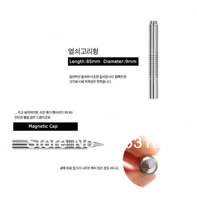 Free Shipping Wholesale Inkless Pen Pocket Metal Beta 0085 for Left Handed Person Teacher Student Painter | Канцтовары для офиса и